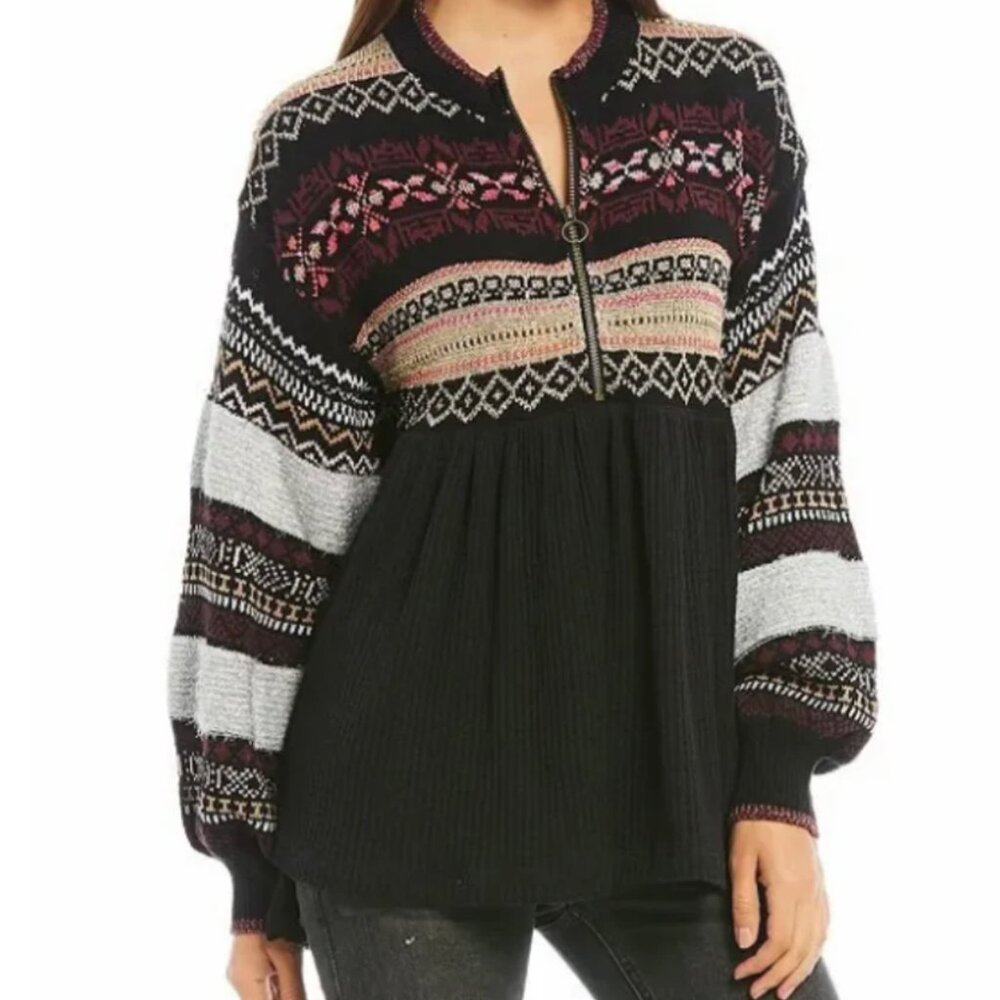 Free People Festive Tunic/Sweater!